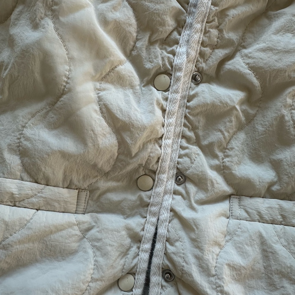 Zara cream quilted puffer jacket - Picture 5 of 7